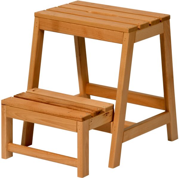 Multifunktions-Hocker, naturbraun