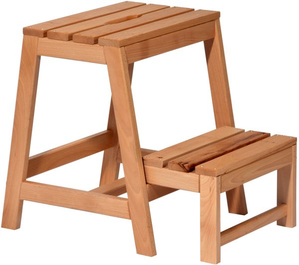Multifunktions-Hocker, naturbraun