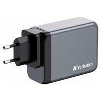 GaN Charger 200W, Power Adapter mit USB-C und USB-A, Schnellladegerät als Mehrfachstecker