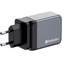 GaN Charger 65W, Power Adapter mit USB-C und USB-A, Schnellladegerät als Mehrfachstecker