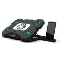 EMPOUSA Gaming Notebook Kühler Laptop-Kühler Notebook-Kühlunterlage INC-614GMS mit Handyhalter