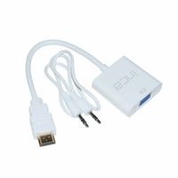 HDMI-auf-VGA-Adapter mit inkludiertem Audiokabel