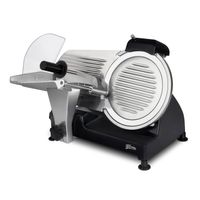 Elektrischer Alleschneider MSX252 Schnitt 0-12 mm Klinge 25 cm eingebauter Schärfer 282 rpm Schwarz