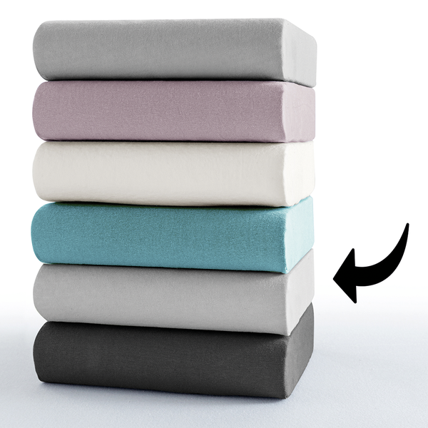 Interlock Doppeljersey-Spannbetttuch - ca. 140 - 160 x 200 cm