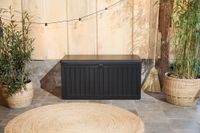 Premium-Gartenbox Schwarz