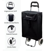 45 L Einkauf Trolley Einkaufswagen Shopping Trolley Tasche Aluminium Stabil