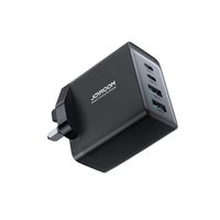 PD USB-C USB-A 67W GaN-Wandladegerät (UK) + USB-C-Kabel – Schwarz