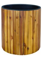Pflanzkasten,Pflanztopf, Blumentopf,Blumenkasten, Blumenkübel 34 x 37,5cm FSC braun