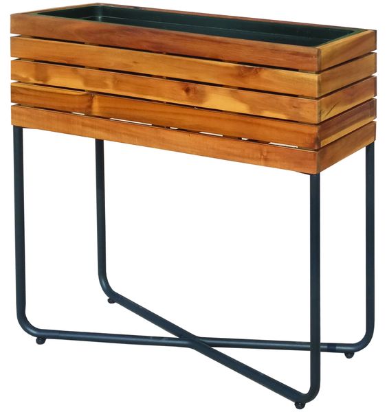 Hochbeet Pflanzkasten,Pflanztopf,Blumenkasten, 62 x 22 x 60cm FSC braun