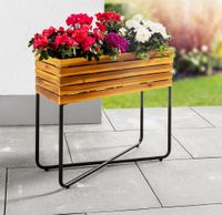 Hochbeet Pflanzkasten,Pflanztopf,Blumenkasten, 62 x 22 x 60cm FSC braun