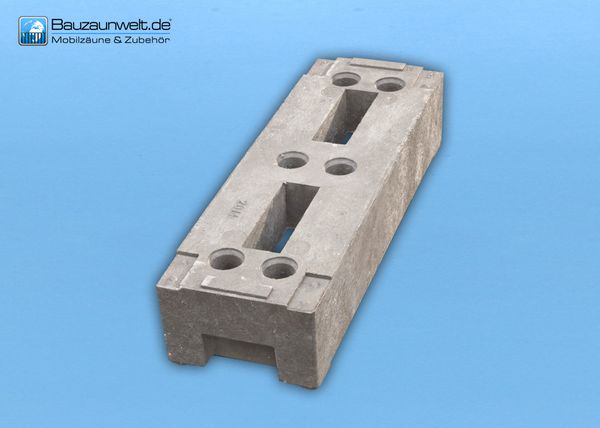 Bauzaunfuß PE 22 kg