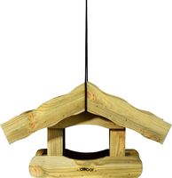 Vogelfutterhaus Schilfdach hängend