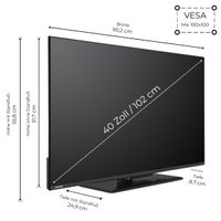 40 Zoll Fernseher Fire TV (Full HD, HDR, Smart TV, Triple-Tuner, Alexa Built-In) 40LF3F63DAZ