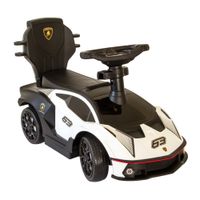 NATIV Rutschauto, Kinderfahrzeug mit Sicherheitsbügel, weiß