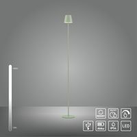 Akku-Stehleuchte EURIA, 1x LED-Board/2,50Watt/3000Kelvin, IP54, Grün