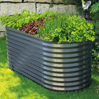 XL-Premium-Stahl-Hochbeet - Anthrazit