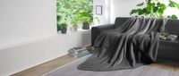 Mikrofaser Wohndecke Flanell + Sherpa