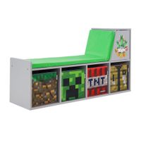 MINECRAFT Sitzbank / Leseregal
