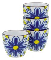 Aladin, 4-teiliges Geschirrset, Espresso Set aus Steinzeug