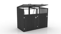 2er Mülltonnenbox für 2 240l Mülltonnen 