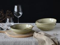 Nature Collection, 4-teiliges Geschirrset, Poke Bowl Set aus Steinzeug