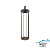 Akku Tischleuchte ANSELM, 1x LED-Board/1,50Watt/2700Kelvin, IP44, Schwarz