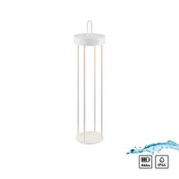 Akku Tischleuchte ANSELM, 1x LED-Board/1,50Watt/2700Kelvin, IP44,Weiss