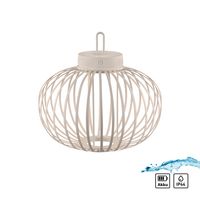 Akku Pendelleuchte AKUBA, 1x LED-Board/1,50Watt/2700Kelvin, IP44, Greige