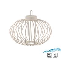 Akku Pendelleuchte AKUBA, 1x LED-Board/1,50Watt/2700Kelvin, IP44, Greige