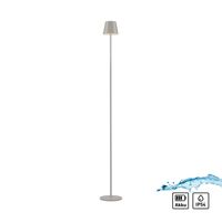 Akku-Stehleuchte EURIA, 1x LED-Board/2,50Watt/3000Kelvin, IP54, Greige
