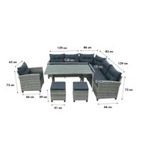 Lounge-Set Florenz Bauvista Sonderartikel