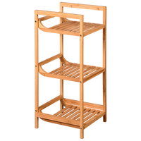 Regal mit 3 Ablagen, Bambus, FSC