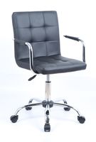 Bürostuhl Schreibtischstuhl Jugendstuhl Drehstuhl Office Stuhl Besucherstuhl Roluna Schwarz
