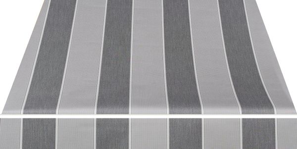 offene Markise STAR FIX, Gestell silber, 300x250cm, Kurbel rechts Dessin 1465
