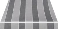 offene Markise STAR FIX, Gestell silber, 300x250cm, Kurbel rechts Dessin 1465