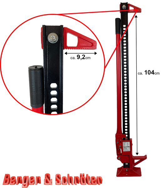 Farm Jack Wagenheber Offroad Traktorhochheber 3500kg Tragkraft