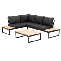Lounge-Set Rio, mit Teakholz-Teilen