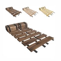 Gartenweg Rollweg 50 cm x 6 m Braun kürzbar Lärchenholz Laufweg Garten Deko