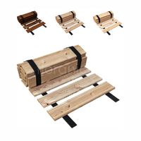 Gartenweg Rollweg 30 cm x 6 m Unbehandelt kürzbar Lärchenholz Laufweg Garten