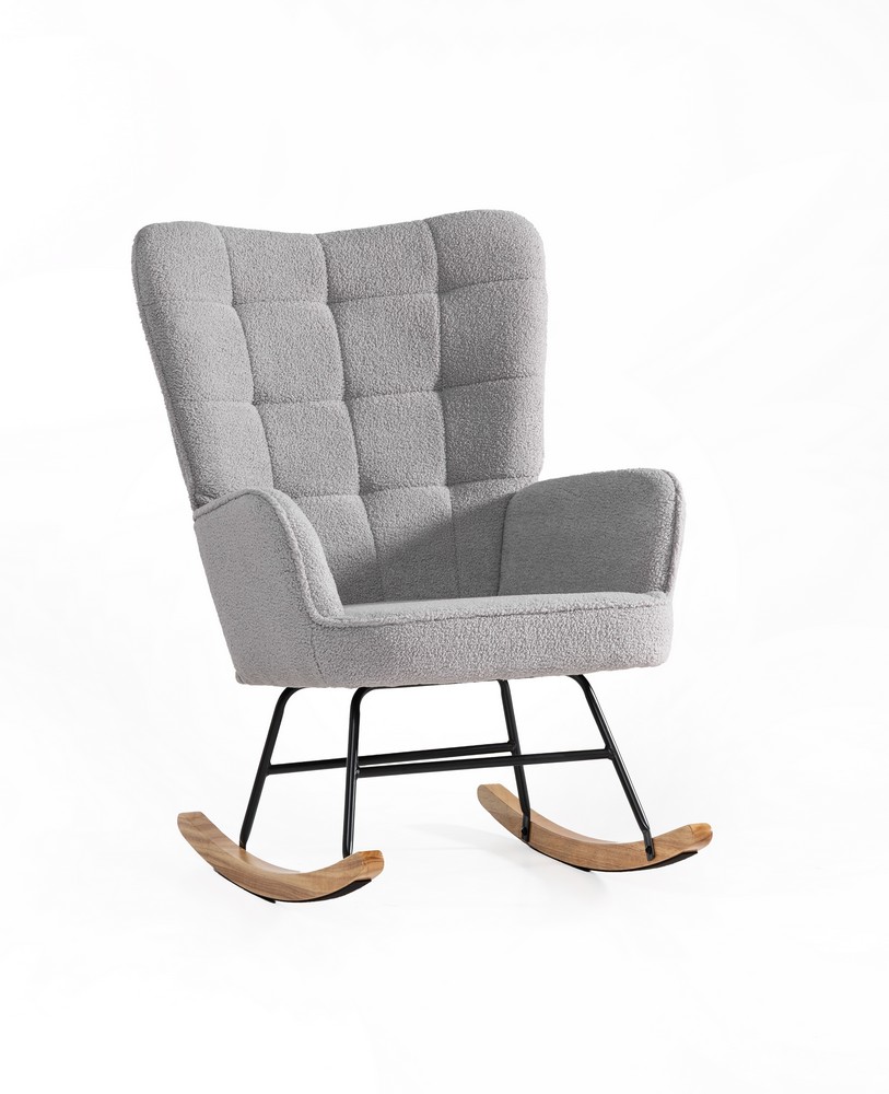 Schaukelstuhl aus Polyester, ca. 71 x 92 x 101 cm