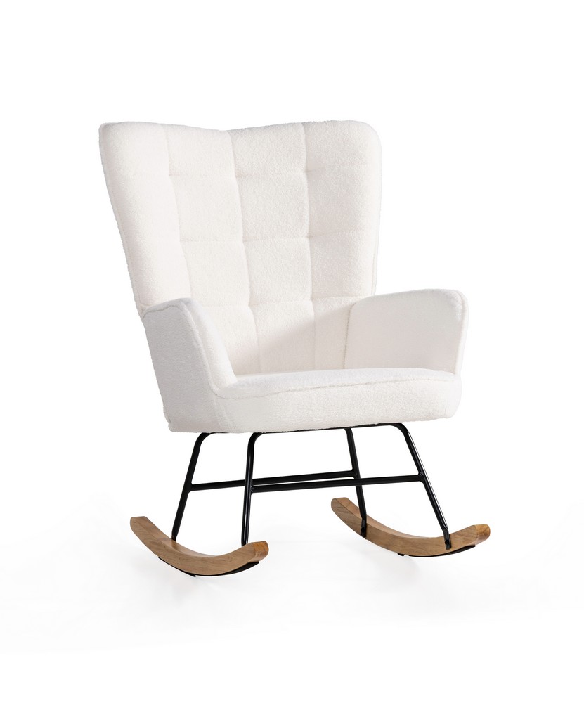 Schaukelstuhl aus Polyester, ca. 71 x 92 x 101 cm