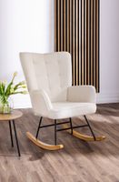 Schaukelstuhl aus Polyester, ca. 71 x 92 x 101 cm