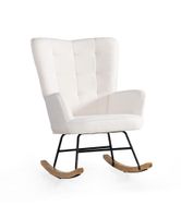 Schaukelstuhl aus Polyester, ca. 71 x 92 x 101 cm