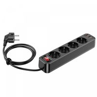 4-fach Steckdosenleiste + 2 x USB QC3.0 18W + Typ C PD 20W