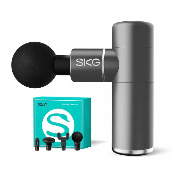 E7-EN Augen- und Schläfenmassagegerät – Silber 1500 mAh mit USB-C Kabel