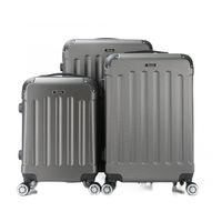 Reisekoffer Koffer 3 tlg Hartschale Trolley Set Kofferset Handgepäck Gepäck Reisetasche