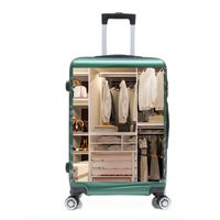 Reisekoffer Koffer 3 tlg Hartschale Trolley Set Kofferset Handgepäck Gepäck Reisetasche ABS-04