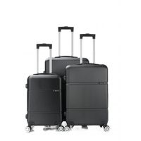 Reisekoffer ABS-02 Koffer 3-teilig Hartschale Trolley Set Kofferset Handgepäck Gepäck Reisetasche