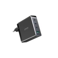 GaN Ultra 140W Schnellladegerät 3 x USB-C / USB-A JR-TCG05EU - Schwarz + USB-C 240W 1,2m Kabel