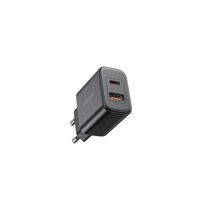 Wandladegerät JR-TCF05 20W USB-A USB-C Ladegerät + USB-C Kabel - Schwarz